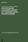 Image for Statistische Auswertungen mit Regressionsprogrammen