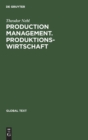Image for Production Management. Produktionswirtschaft