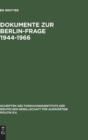 Image for Dokumente Zur Berlin-Frage 1944-1966