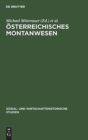 Image for Osterreichisches Montanwesen