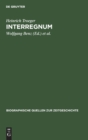 Image for Interregnum : Tagebuch Des Generalsekretars Des Landerrats Der Bizone 1947-1949