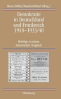 Image for Demokratie in Deutschland und Frankreich 1918-1933/40