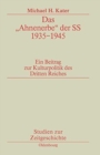 Image for Das &quot;Ahnenerbe&quot; Der SS 1935-1945