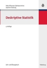 Image for Statistik F?r Wirtschafts- Und Sozialwissenschaften: Deskriptive Statistik