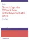 Image for Grundzuge der Offentlichen Betriebswirtschaftslehre