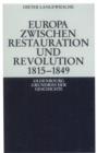 Image for Europa zwischen Restauration und Revolution 1815-1849
