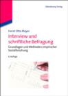 Image for Interview und schriftliche Befragung: Grundlagen und Methoden empirischer Sozialforschung