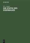 Image for Die Statik des Eisenbaues