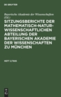 Image for Sitzungsberichte Der Mathematisch-Naturwissenschaftlichen Abteilung Der Bayerischen Akademie Der Wissenschaften Zu M?nchen. Heft 2/1926