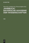 Image for Jahrbuch/ Bayerische Akademie Der Wissenschaften. 1925