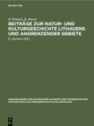 Image for Beitrage zur Natur- und Kulturgeschichte Lithauens und angrenzender Gebiete: Vegetationsstudien auf lithauischen und ostpreussischen Hochmooren