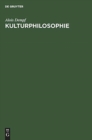 Image for Kulturphilosophie