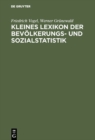 Image for Kleines Lexikon der Bevolkerungs- und Sozialstatistik