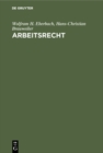 Image for Arbeitsrecht: Systematische Darstellung