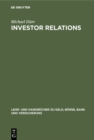 Image for Investor Relations: Handbuch fur Finanzmarketing und Unternehmenskommunikation