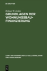 Image for Grundlagen Der Wohnungsbaufinanzierung