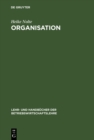 Image for Organisation: Ressourcenorientierte Unternehmensgestaltung
