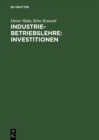 Image for Industriebetriebslehre: Investitionen