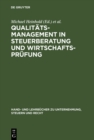 Image for Qualitatsmanagement in Steuerberatung und Wirtschaftsprufung