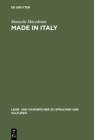 Image for Made in Italy: Profilo dellindustria italiana di successo