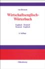 Image for Wirtschaftsenglisch-Worterbuch: Englisch-Deutsch . Deutsch-Englisch