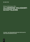 Image for Allgemeine Volkswirtschaftslehre: Aufgaben und Losungen