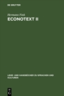 Image for Econotext II: A Collection of Indroductory Economic Texts