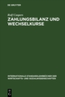 Image for Zahlungsbilanz und Wechselkurse