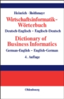 Image for Wirtschaftsinformatik-Worterbuch - Dictionary of Economic Informatics: Deutsch-Englisch. Englisch-Deutsch. German-English. English-German