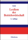 Image for Lexikon der Betriebswirtschaft