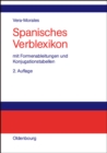 Image for Spanisches Verblexikon: Mit Formenableitungen und Konjugationstabellen