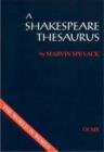 Image for Shakespeare Thesaurus : Textgestaltung: H Joachim Neuhaus