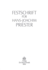 Image for Festschrift fur Hans-Joachim Priester: Zum 70. Geburtstag