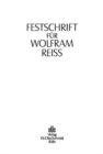 Image for Festschrift fur Wolfram Reiss: Zum 65. Geburtstag