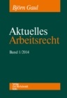 Image for Aktuelles Arbeitsrecht, Band 1/2014