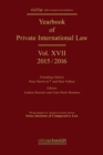 Image for Yearbook of Private International Law Vol. XVII - 2015/2016