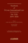 Image for Yearbook of Private International Law Vol. XXI - 2019/2020