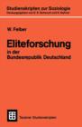 Image for Eliteforschung in der Bundesrepublik Deutschland