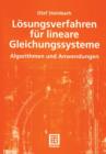 Image for Losungsverfahren fur lineare Gleichungssysteme : Algorithmen und Anwendungen