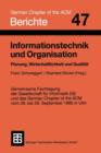 Image for Informationstechnik und Organisation