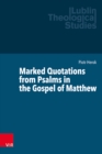 Image for Marked Quotations from Psalms in the Gospel of Matthew