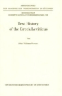 Image for Text History of the Greek Leviticus