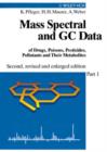 Image for Mass Spectral and GC Data of Drugs, Poisons, Pesticides, Pollutants and Their Metabolites
