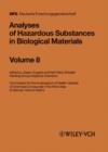 Image for Analyses of hazardous substances in biological materialsVol. 8