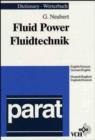 Image for Dictionary of Fluid Power / Worterbuch Fluidtechnik