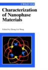 Image for Characterization of nanophase materials