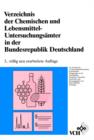 Image for Verzeichnis Der Chemischen Und Lebensmittel- 3 Voellig Neu Erarbeitete Auflage