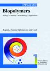 Image for BiopolymersVol. 1: Lignin, humic substances and coal
