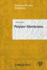 Image for Macromolecular Symposia 188 - Polymer Membranes