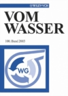 Image for Vom Wasser 100. Band 2003